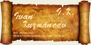 Ivan Kuzmančev vizit kartica